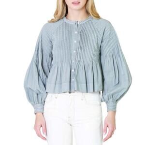 Sea New York Stan Blouse - Sky - Sz XS - FLAW